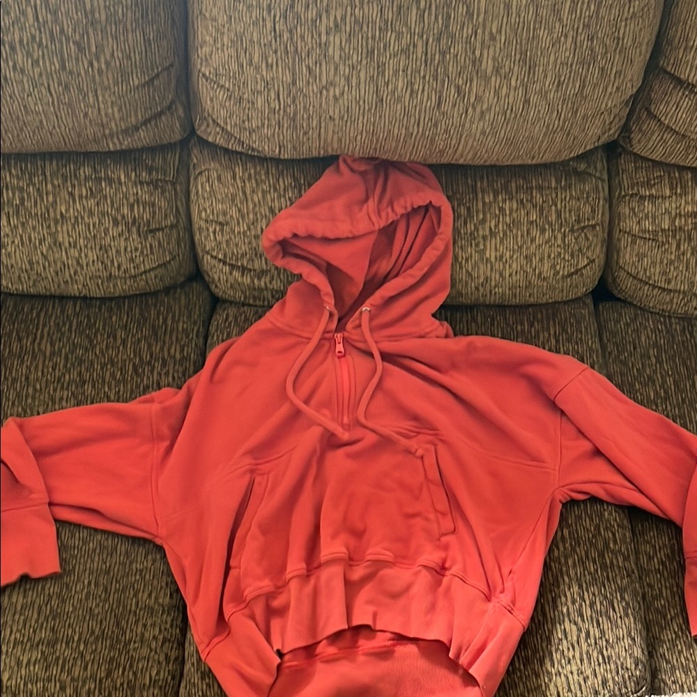 Women's Red Hoodie Sweater